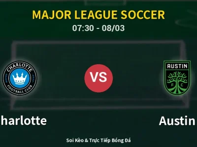 Kết Quả: Charlotte 3-1 Austin – Highlight & Bàn Thắng | Major League Soccer
