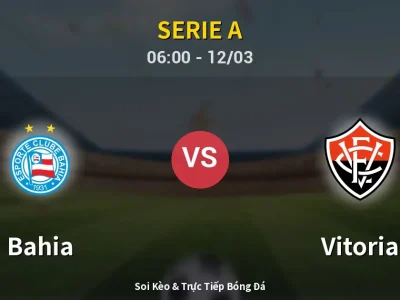 Kết Quả: Bahia 1-1 Vitoria – Highlight & Bàn Thắng | Serie A