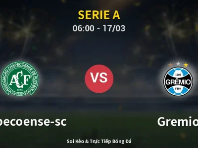 Kết Quả: Chapecoense-sc 1-1 Gremio – Highlight & Bàn Thắng | Serie A
