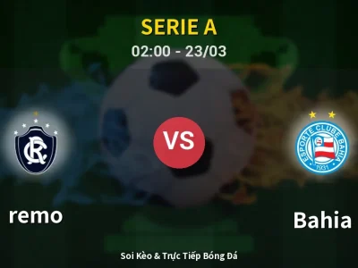 Kết Quả: remo 4-1 Bahia – Highlight & Bàn Thắng | Serie A