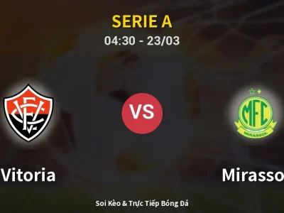 Kết Quả: Vitoria 1-0 Mirassol – Highlight & Bàn Thắng | Serie A
