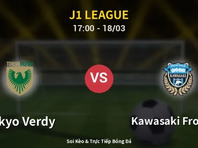 Kết Quả: Tokyo Verdy 0-2 Kawasaki Frontale – Highlight & Bàn Thắng | J1 League