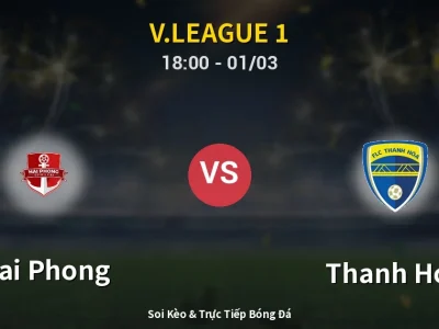 Kết Quả: Hai Phong 3-3 Thanh Hóa – Highlight & Bàn Thắng | V.League 1