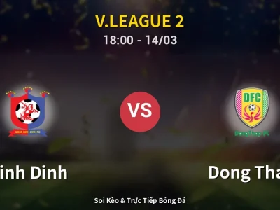 Kết Quả: Binh Dinh 3-1 Dong Thap – Highlight & Bàn Thắng | V.League 2