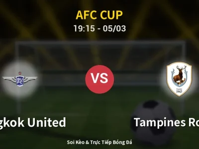 Kết Quả: Bangkok United 2-1 Tampines Rovers – Highlight & Bàn Thắng | AFC Cup