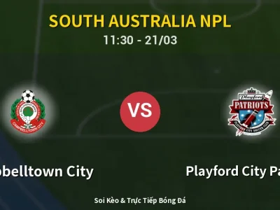 Kết Quả: Campbelltown City 2-1 Playford City Patriots – Highlight & Bàn Thắng | South Australia NPL