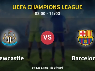 Kết Quả: Newcastle 1-1 Barcelona – Highlight & Bàn Thắng | UEFA Champions League