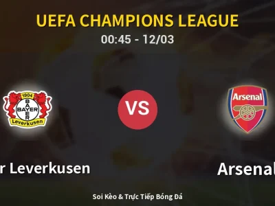 Kết Quả: Bayer Leverkusen 1-1 Arsenal – Highlight & Bàn Thắng | UEFA Champions League