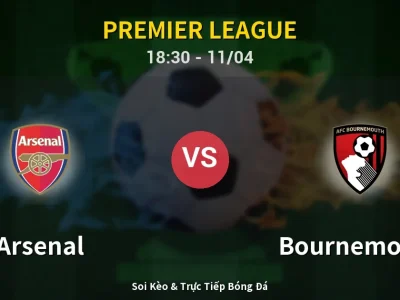 Soi Kèo Arsenal vs Bournemouth – 18:30 11/04 | Nhận Định, Dự Đoán Tỷ Số
