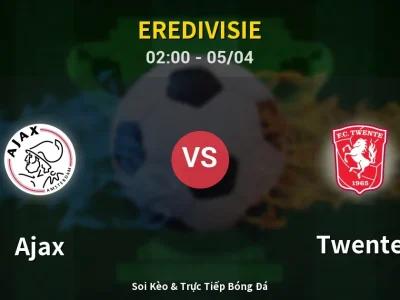 Kết Quả: Ajax 1-2 Twente – Highlight & Bàn Thắng | Eredivisie