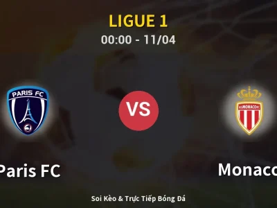 🔴 Trực Tiếp: Paris FC 4-1 Monaco – Link Xem Ligue 1 (Full HD)