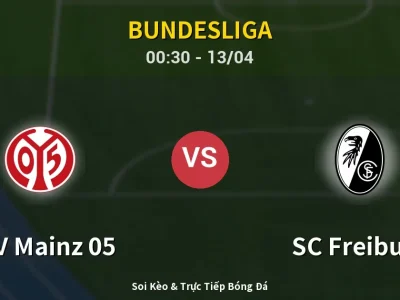 Kết Quả: FSV Mainz 05 0-1 SC Freiburg – Highlight & Bàn Thắng | Bundesliga