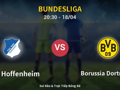 Soi Kèo 1899 Hoffenheim vs Borussia Dortmund – 20:30 18/04 | Nhận Định, Dự Đoán Tỷ Số