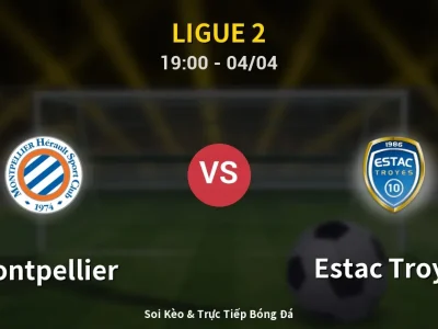 Soi Kèo Montpellier vs Estac Troyes – 19:00 04/04 | Nhận Định, Dự Đoán Tỷ Số