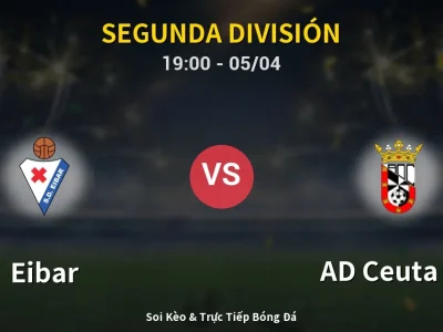 Soi Kèo Eibar vs AD Ceuta FC – 19:00 05/04 | Nhận Định, Dự Đoán Tỷ Số