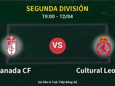 🔴 Trực Tiếp: Granada CF 1-0 Cultural Leonesa – Link Xem Segunda División (Full HD)
