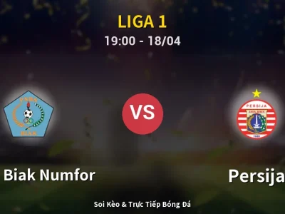 Soi Kèo PSBS Biak Numfor vs Persija – 19:00 18/04 | Nhận Định, Dự Đoán Tỷ Số