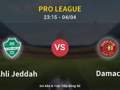 Soi Kèo Al-Ahli Jeddah vs Damac – 23:15 04/04 | Nhận Định, Dự Đoán Tỷ Số