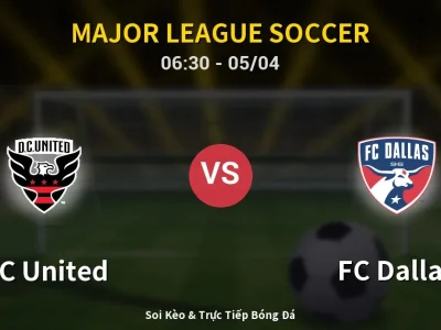 Kết Quả: DC United 0-4 FC Dallas – Highlight & Bàn Thắng | Major League Soccer