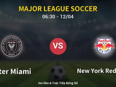 Kết Quả: Inter Miami 2-2 New York Red Bulls – Highlight & Bàn Thắng | Major League Soccer