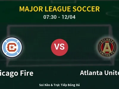 Kết Quả: Chicago Fire 1-0 Atlanta United FC – Highlight & Bàn Thắng | Major League Soccer