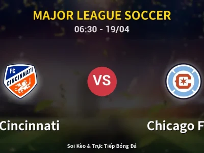 Kết Quả: FC Cincinnati 3-3 Chicago Fire – Highlight & Bàn Thắng | Major League Soccer