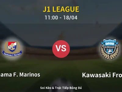 Kết Quả: Yokohama F. Marinos 1-2 Kawasaki Frontale – Highlight & Bàn Thắng | J1 League