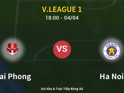 Soi Kèo Hai Phong vs Ha Noi – 18:00 04/04 | Nhận Định, Dự Đoán Tỷ Số