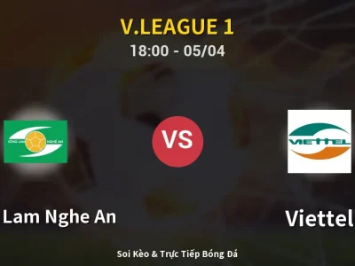 Soi Kèo Song Lam Nghe An vs Viettel – 18:00 05/04 | Nhận Định, Dự Đoán Tỷ Số