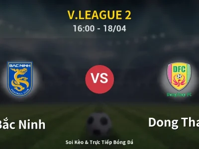 🔴 Trực Tiếp: Bắc Ninh 0-0 Dong Thap – Link Xem V.League 2 (Full HD)