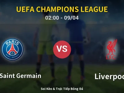 Kết Quả: Paris Saint Germain 2-0 Liverpool – Highlight & Bàn Thắng | UEFA Champions League