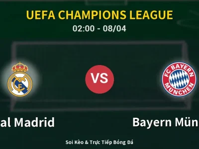 Kết Quả: Real Madrid 1-2 Bayern München – Highlight & Bàn Thắng | UEFA Champions League