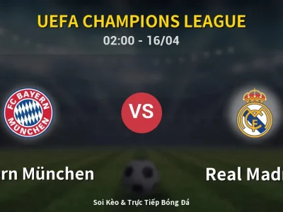 Kết Quả: Bayern München 4-3 Real Madrid – Highlight & Bàn Thắng | UEFA Champions League