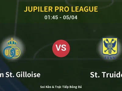 Kết Quả: Union St. Gilloise 1-0 St. Truiden – Highlight & Bàn Thắng | Jupiler Pro League