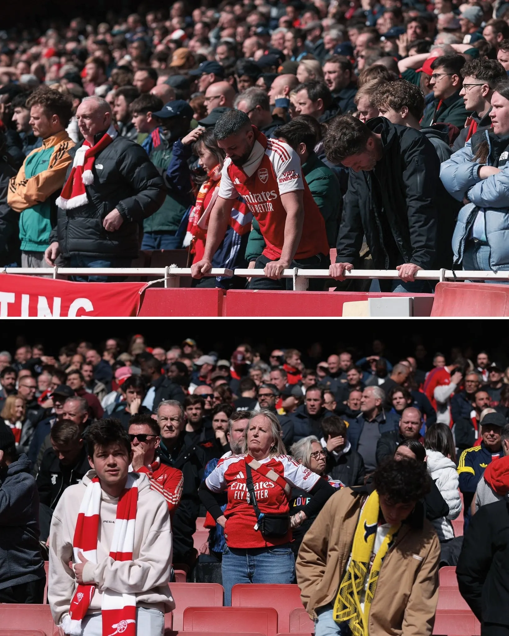 Bảng xếp hạng Premier League sau thất bại của Arsenal